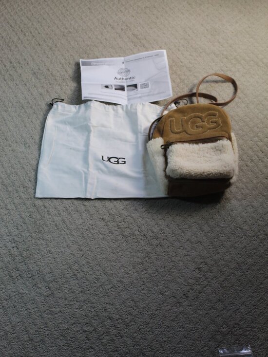 UGG Dannie 2 Mini Suede & Sherpa Backpack with Dust Bag and COA main image 6